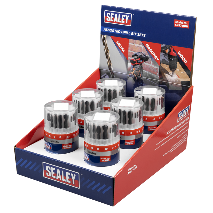 Combination Drill Bit Sets - Display box of 6 | AK5711DB