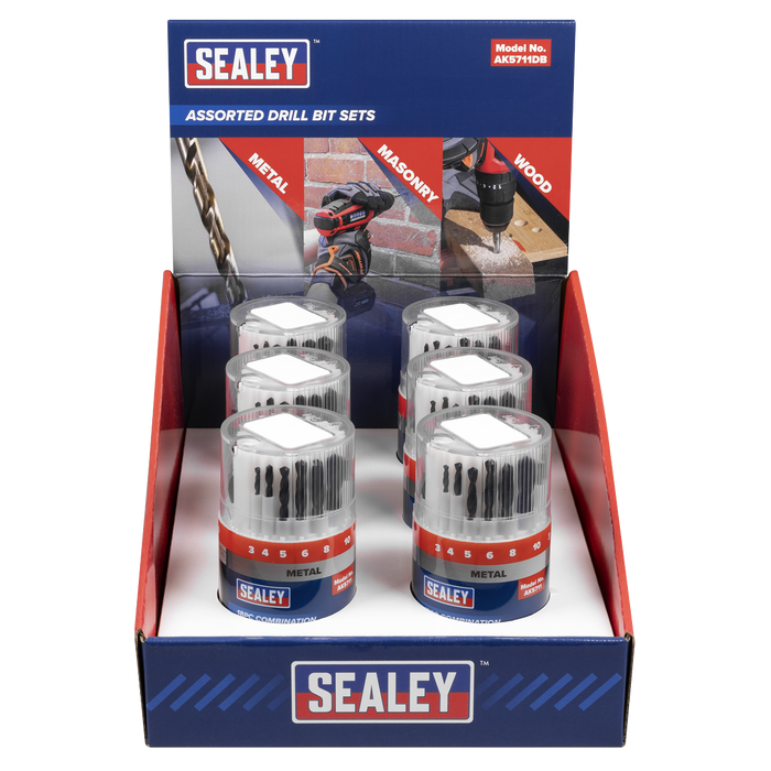 Combination Drill Bit Sets - Display box of 6 | AK5711DB