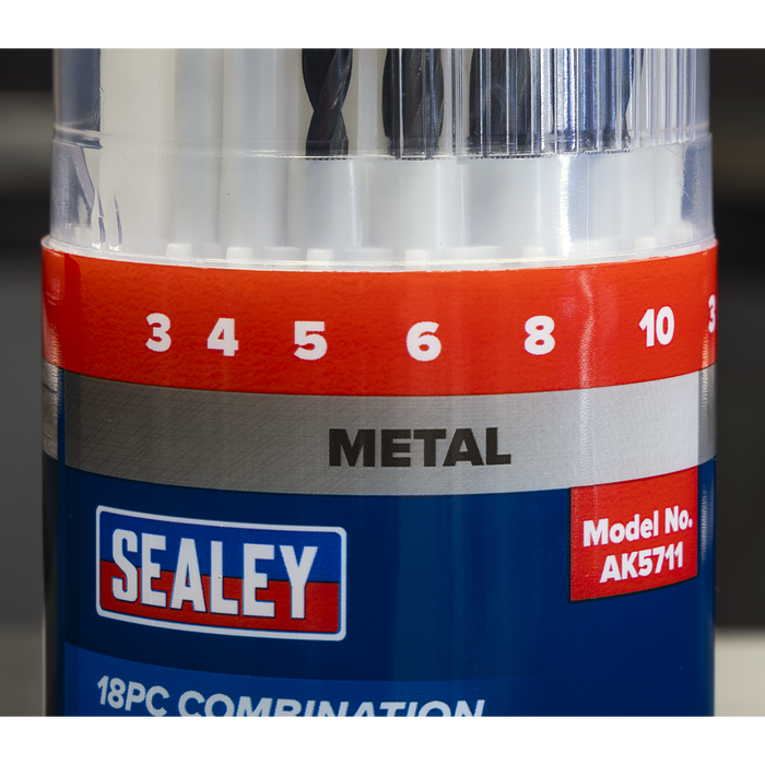Combination Drill Bit Set 18pc | AK5711