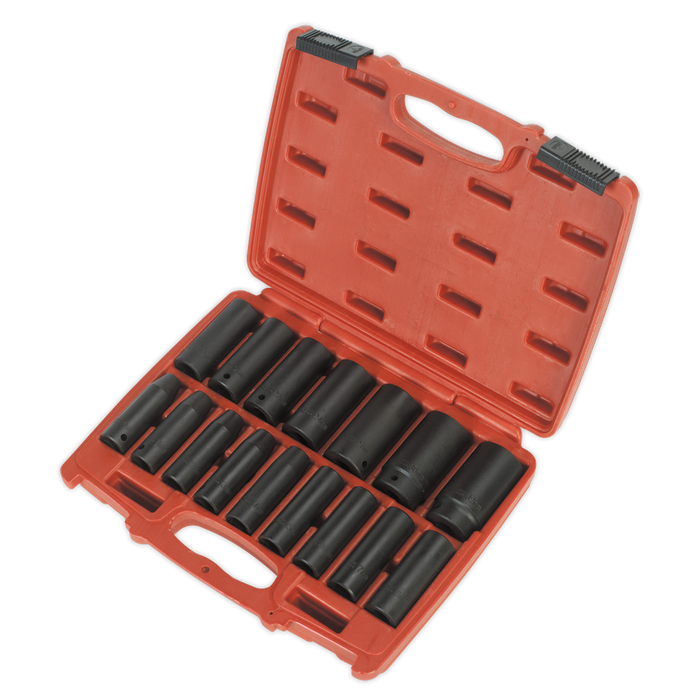 Premier Deep Impact Socket Set 1/2"Sq Drive 16pc | AK5816M