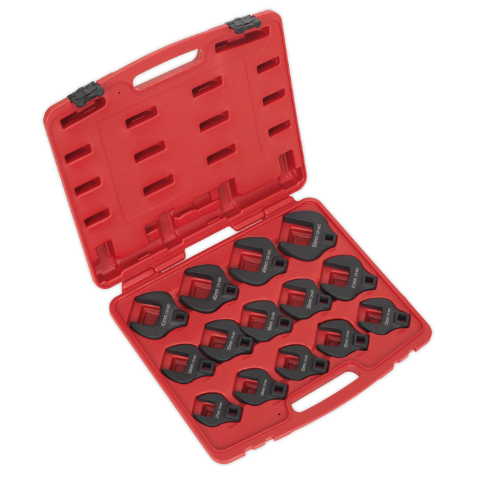 Premier Crow's Foot Spanner Set 1/2"Sq Drive 14pc | AK59831