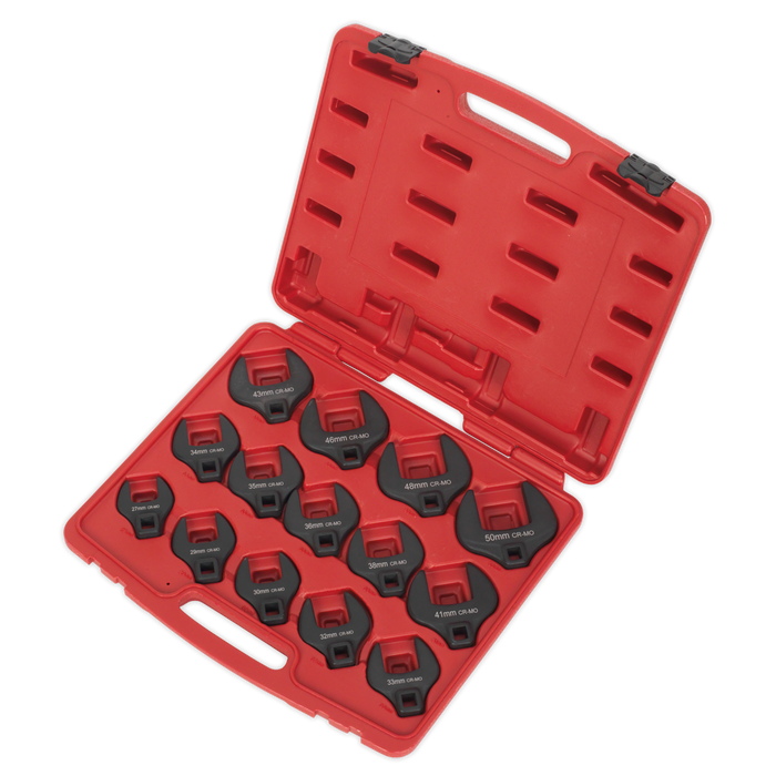 Premier Crow's Foot Spanner Set 1/2"Sq Drive 14pc | AK59831