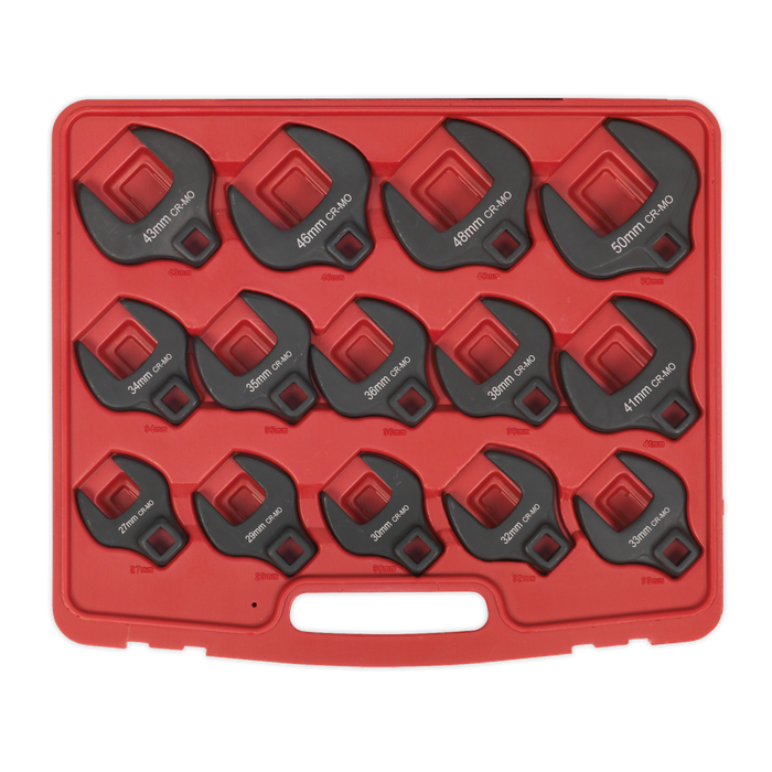 Premier Crow's Foot Spanner Set 1/2"Sq Drive 14pc | AK59831