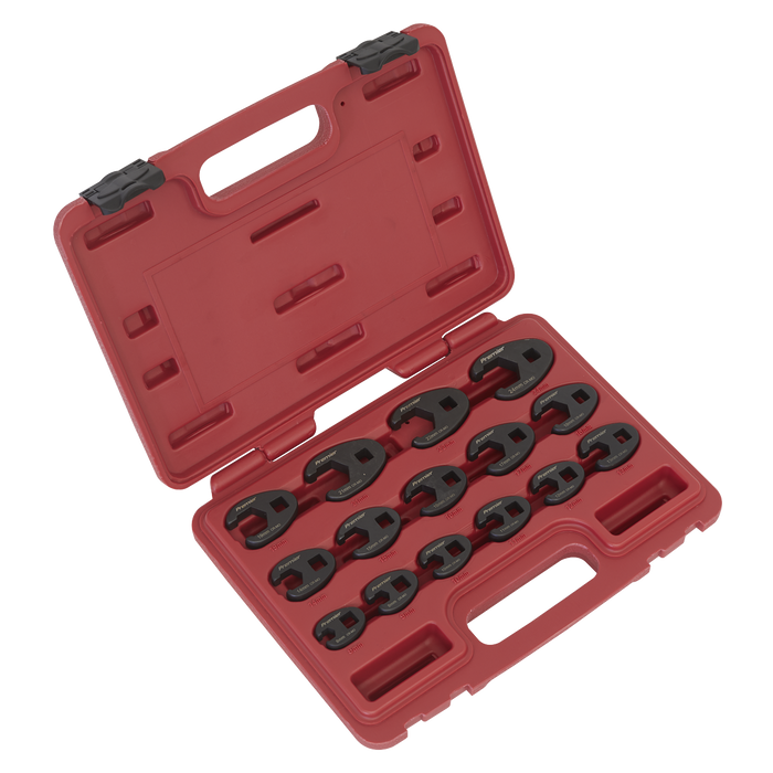Premier Crow's Foot Spanner Set 3/8"Sq Drive 15pc | AK5983