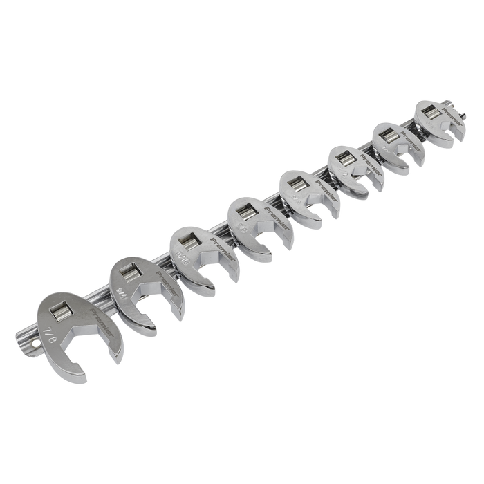 Premier Imperial Crow's Foot Spanner Set 3/8"Sq Drive 8pc | AK599