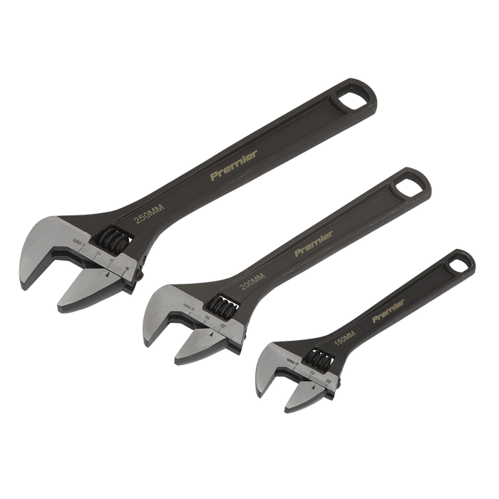 Premier Adjustable Wrench Set 3pc | AK607