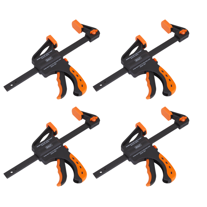 Ratchet Bar Clamp Set 150mm 4pc | AK61014