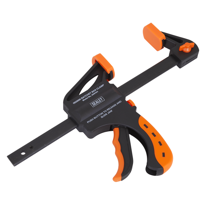 Ratchet Bar Clamp Set 150mm 4pc | AK61014