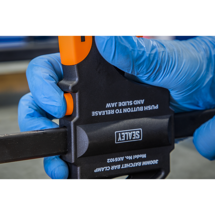 Ratchet Bar Clamp Set 300mm 4pc | AK61024