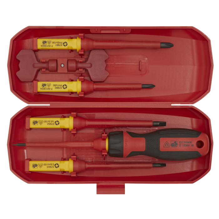 Premier Interchangeable Screwdriver Set 8pc - VDE Approved | AK61280