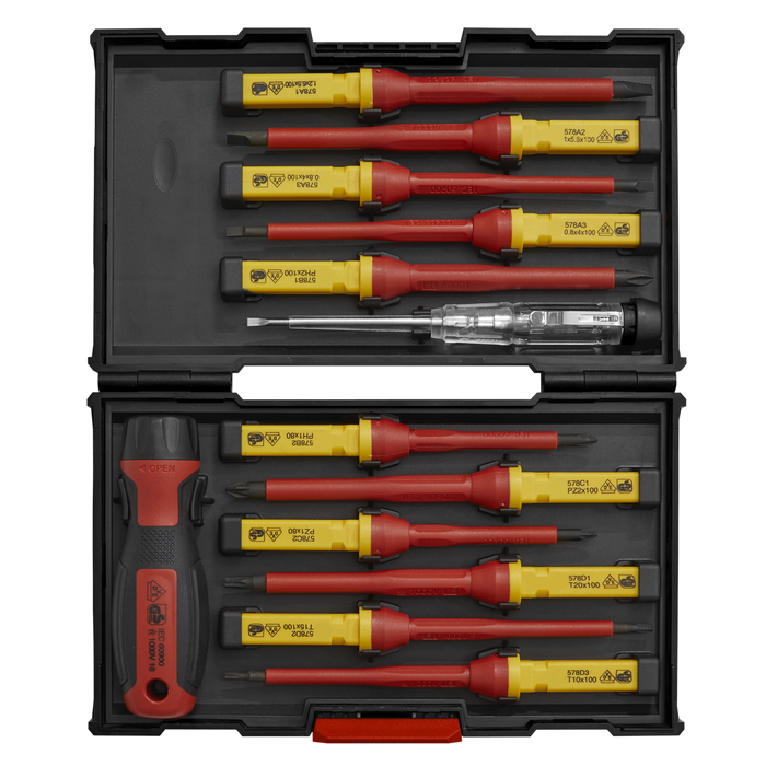Premier Interchangeable Screwdriver Set 13pc - VDE Approved | AK6128