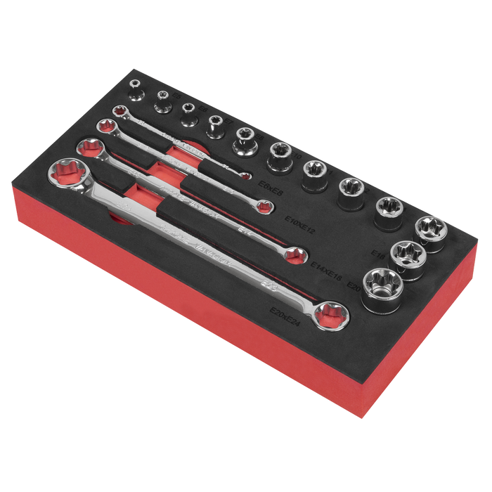 Premier TRX-Star* TRX-Star* Socket & Spanner Set 3/8"Sq Drive 16pc | AK61801
