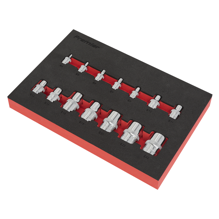 Premier TRX-Star* Socket Set 1/4", 3/8" & 1/2"Sq Drive 14pc | AK61807