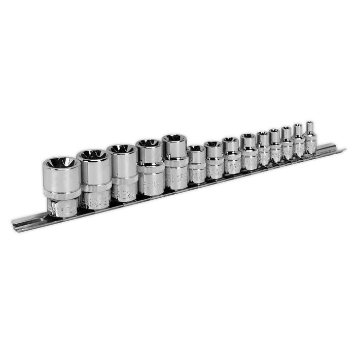 Premier TRX-Star* Socket Set 1/4", 3/8" & 1/2"Sq Drive E4-E24 14pc | AK618