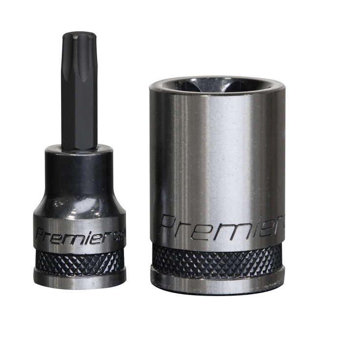 Premier Black TRX-Star* Socket & Security Socket Bit Set 1/4", 3/8" & 1/2"Sq Drive 38pc | AK6197B