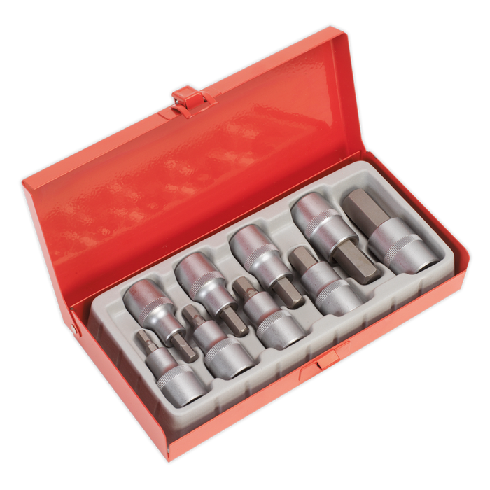 Premier Hex Socket Bit Set 1/2"Sq Drive 9pc | AK620