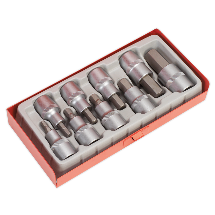 Premier Hex Socket Bit Set 1/2"Sq Drive 9pc | AK620