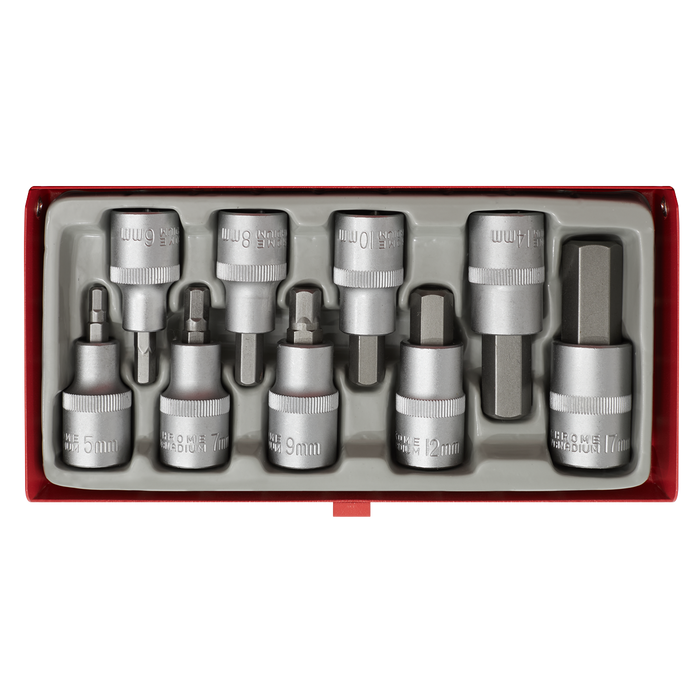 Premier Hex Socket Bit Set 1/2"Sq Drive 9pc | AK620
