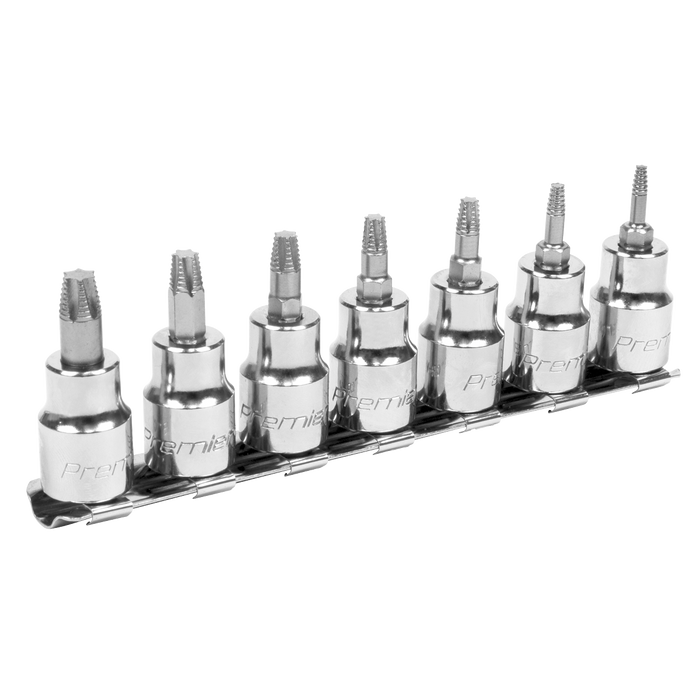 Premier Lock-On™ TRX-Star* Socket Bit Set 3/8"Sq Drive 7pc | AK62263