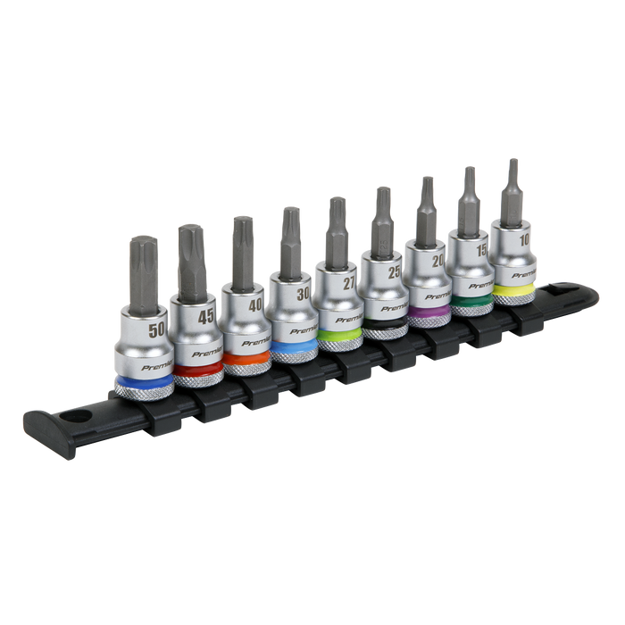 Premier Platinum TRX-Star* Socket Bit Set 3/8"Sq Drive 9pc | AK6251