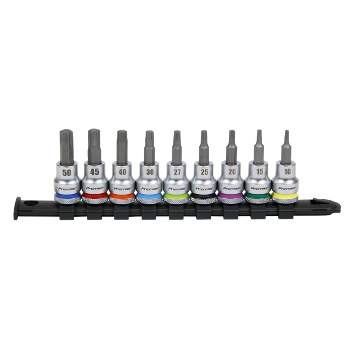 Premier Platinum TRX-Star* Socket Bit Set 3/8"Sq Drive 9pc | AK6251