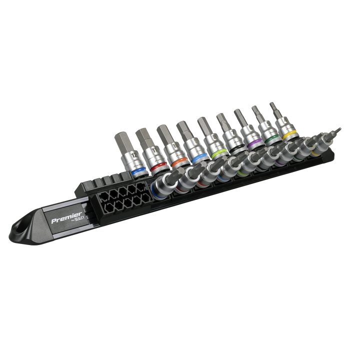 Premier Platinum Series Hex & TRX-Star* Socket Bit Set 3/8"Sq Drive 18pc | AK6252