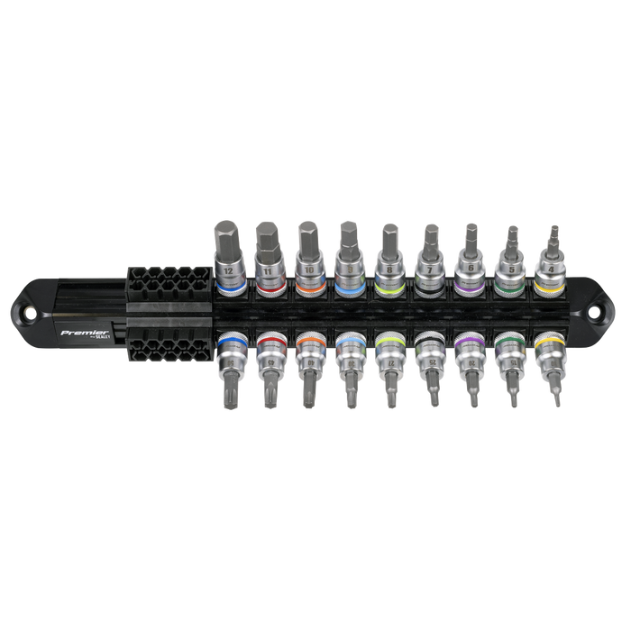 Premier Platinum Series Hex & TRX-Star* Socket Bit Set 3/8"Sq Drive 18pc | AK6252