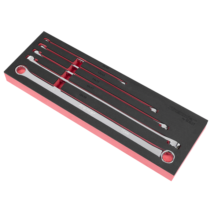 Premier Extra-Long Double End Ring Spanner Set in EVA Foam Tray 5pc | AK63110