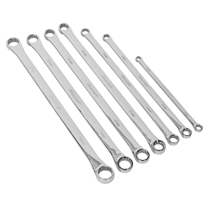 Extra-Long Double End Ring Spanner Set 7pc | AK6311