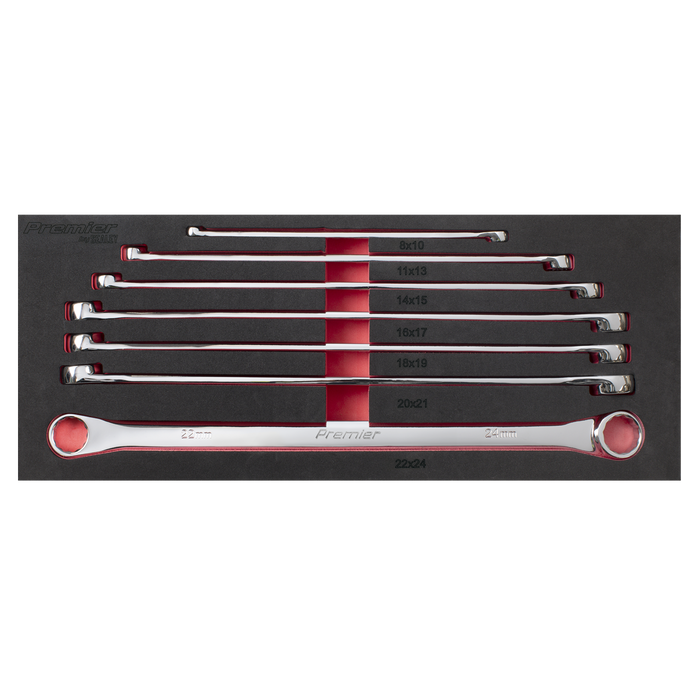 Extra-Long Double End Ring Spanner Set 7pc | AK6311