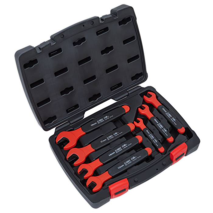 Premier Insulated Open-End Spanner Set 7pc - VDE Approved | AK63171
