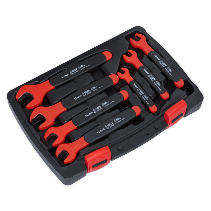 Premier Insulated Open-End Spanner Set 7pc - VDE Approved | AK63171