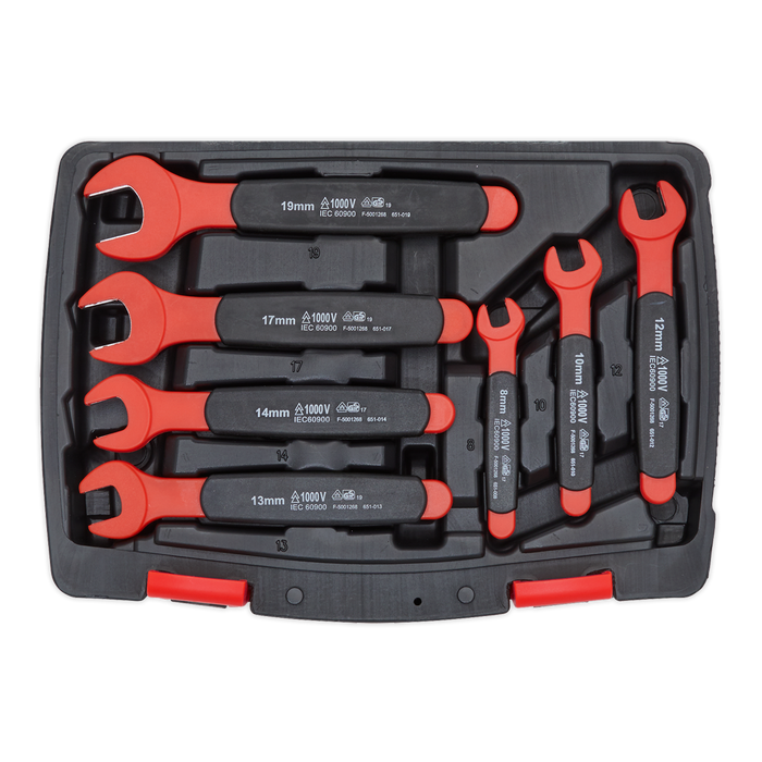 Premier Insulated Open-End Spanner Set 7pc - VDE Approved | AK63171