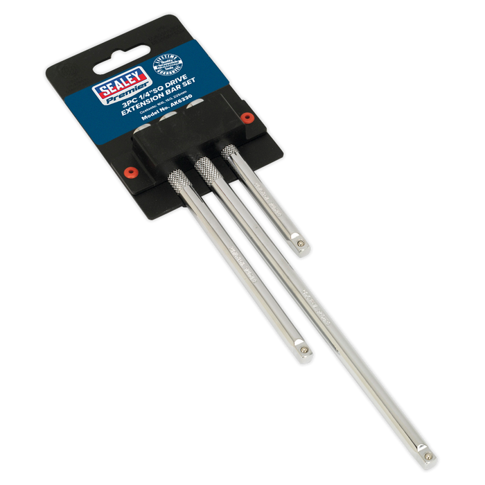 Premier Extension Bar Set 1/4"Sq Drive 3pc | AK6330