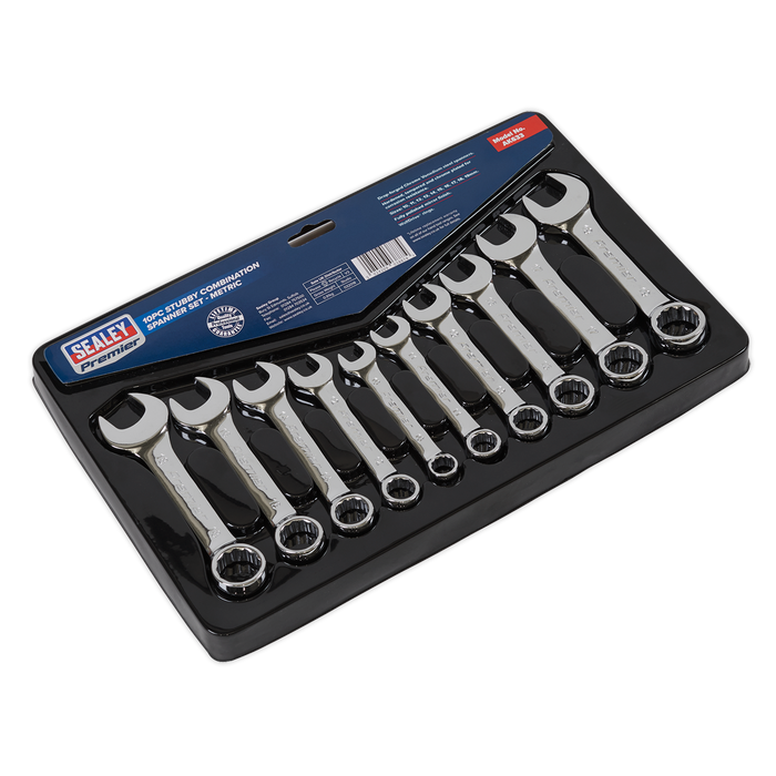 Premier Stubby Combination Spanner Set 10pc | AK633