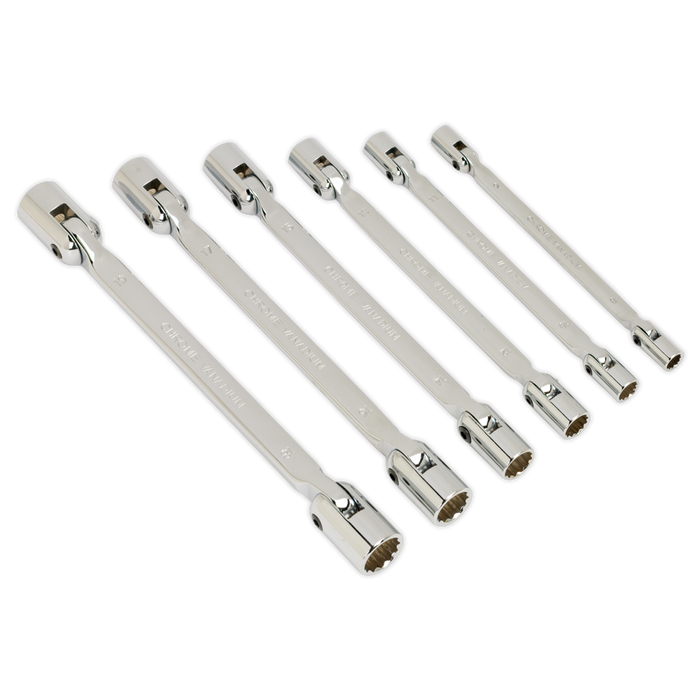 Premier Double Flexi-Head Socket Spanner Set 6pc | AK635