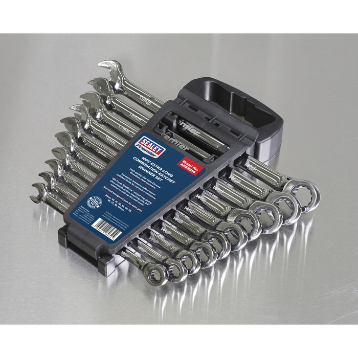 Premier Extra-Long Combination Ratchet Spanner Set 10pc | AK63914