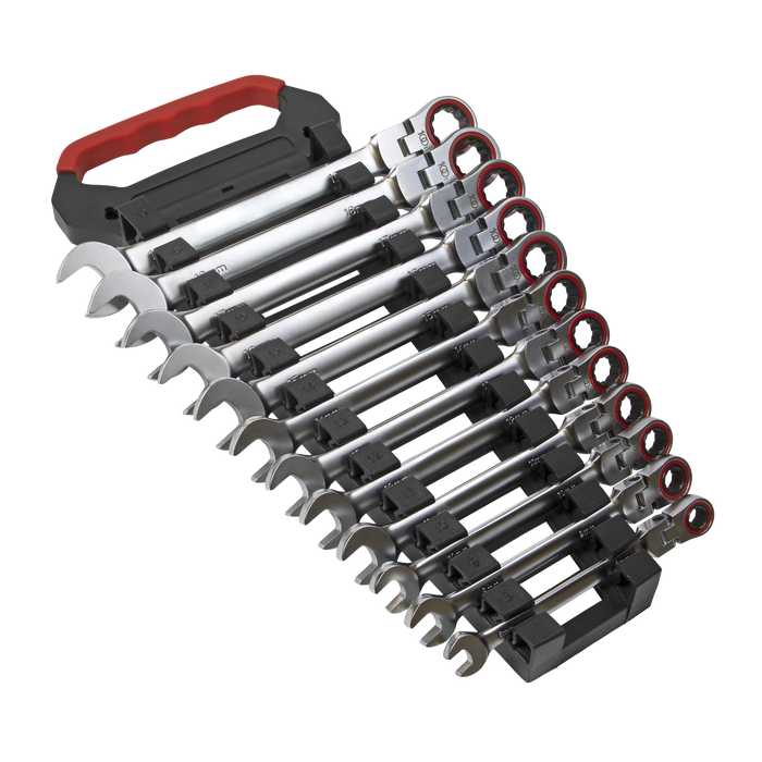 Premier Platinum Flexi-Head Ratchet Combination Spanner Set 12pc | AK63942