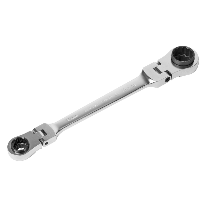 Premier Platinum 4-in-1 Flexi-Head Reversible Ratchet Ring Spanner | AK63947