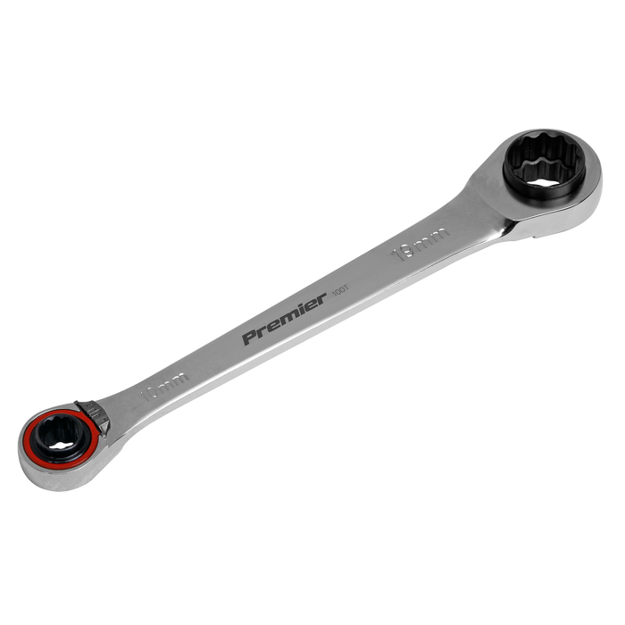 Premier Platinum 4-in-1 Reversible Ratchet Ring Spanner | AK63948