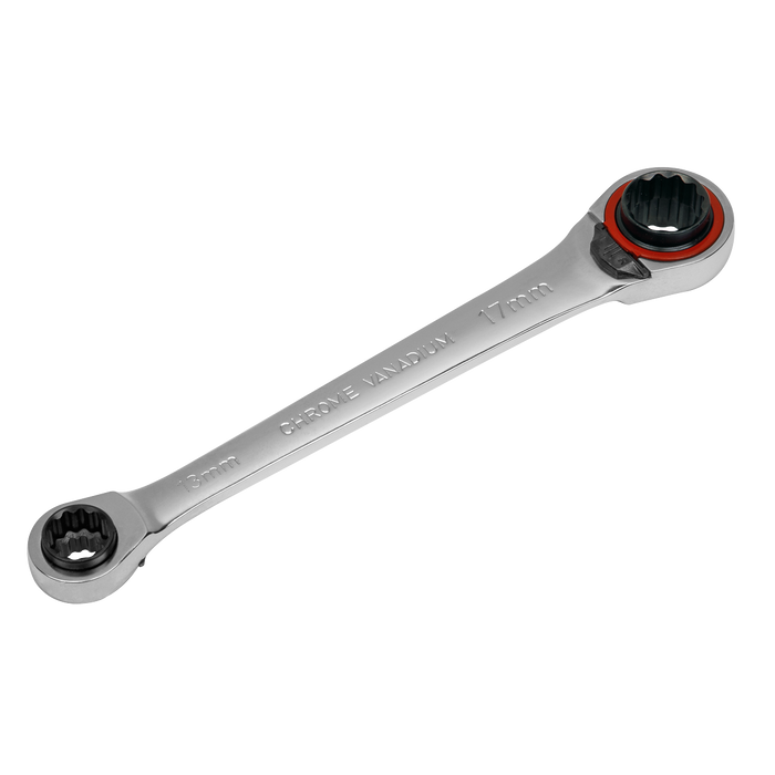 Premier Platinum 4-in-1 Reversible Ratchet Ring Spanner | AK63948