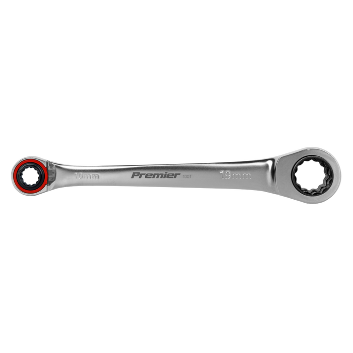 Premier Platinum 4-in-1 Reversible Ratchet Ring Spanner | AK63948