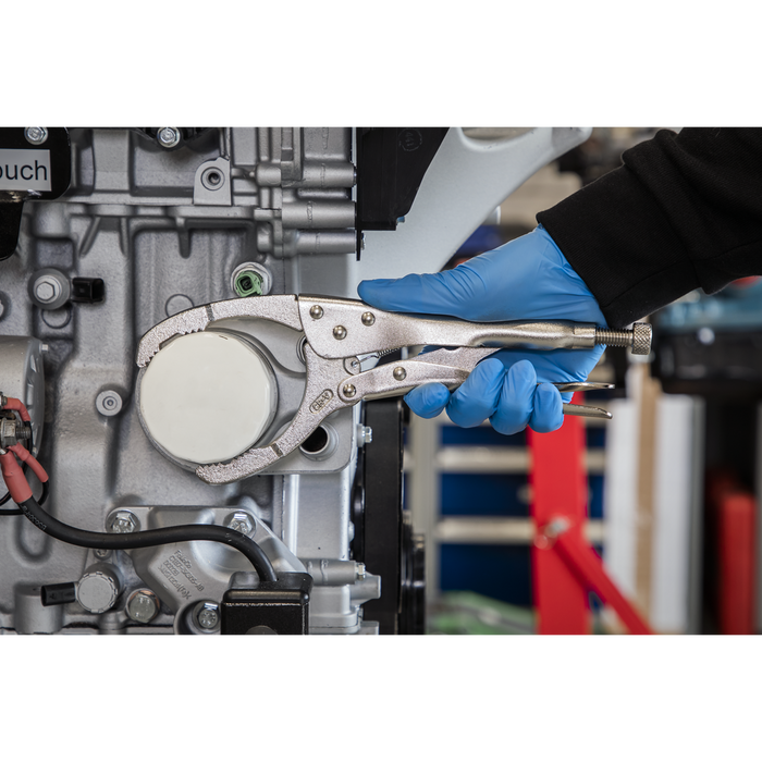 Oil Filter Locking Pliers 45-130mm Capacity | AK6422