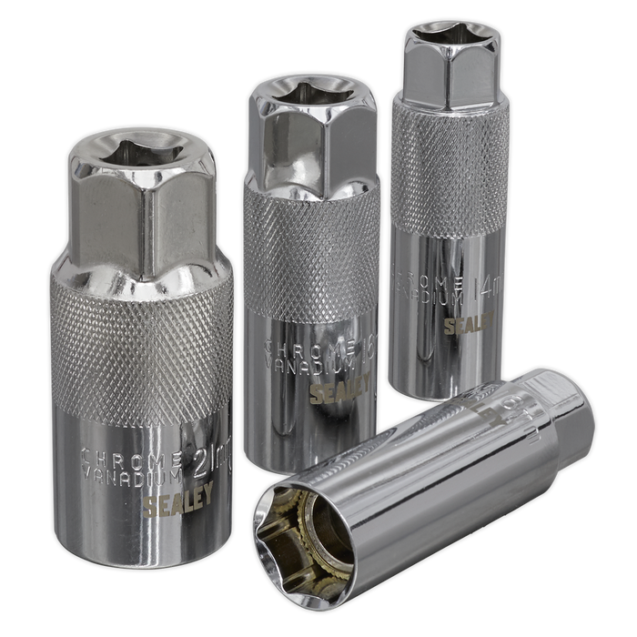 Magnetic Spark Plug Socket Set 3/8"Sq Drive 4pc | AK65561