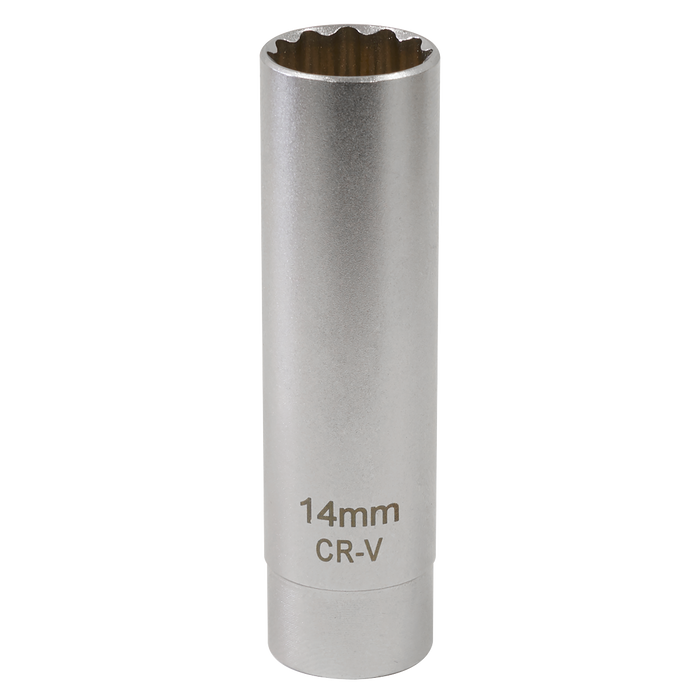 Spark Plug Socket with Magnetic Retainer 3/8"Sq Drive 12-Point 14mm | AK6568