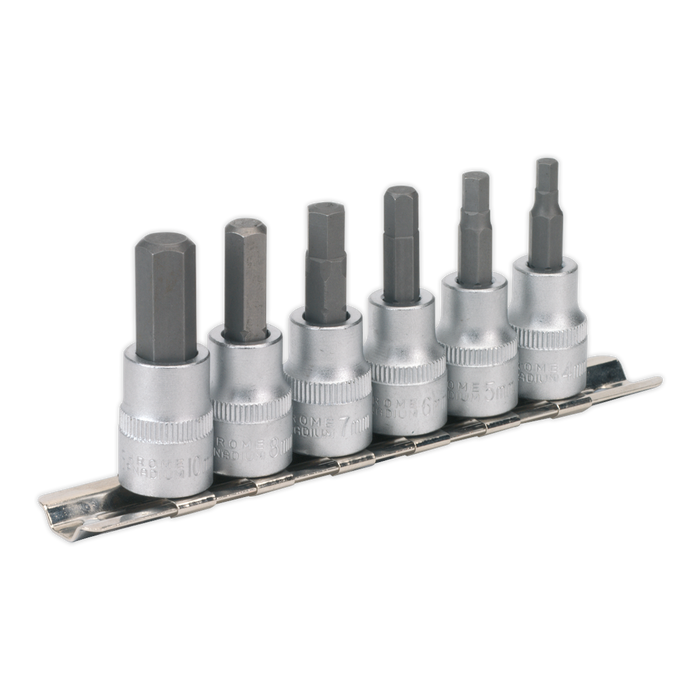 Premier Hex Key Socket Bit Set 3/8"Sq Drive 6pc | AK656
