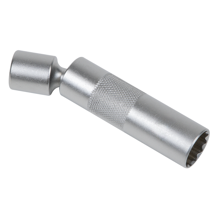 Spark Plug Socket with Universal Joint 3/8"Sq Drive 12-Point 16mm | AK6571