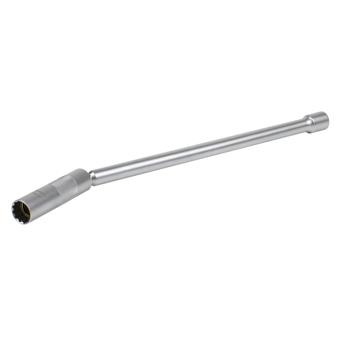 Spark Plug Socket with Universal Joint & Extension 3/8"Sq Drive 12-Point 14mm | AK6575