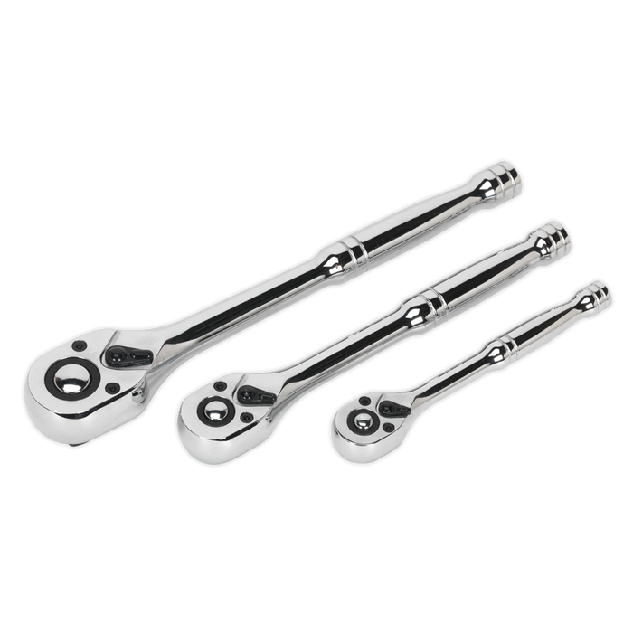 Premier Pear-Head Ratchet Wrench Set with Flip Reverse 3pc | AK6672