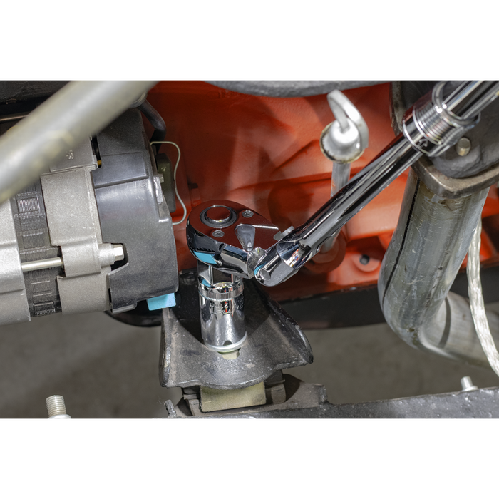 Premier Locking Flexi-Head Extendable Ratchet Wrench 1/2"Sq Drive | AK6682